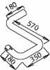 DINEX 51147 Exhaust Pipe